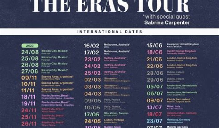 Experience the Magic: Eras Tour Dates 2024
